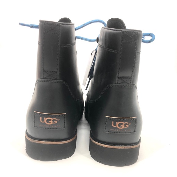 UGG Black Boots with Blue Laces main image 10